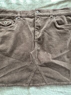 Tint Women’s Brown Corduroy Skirt Size 12 Twee Cottagecore